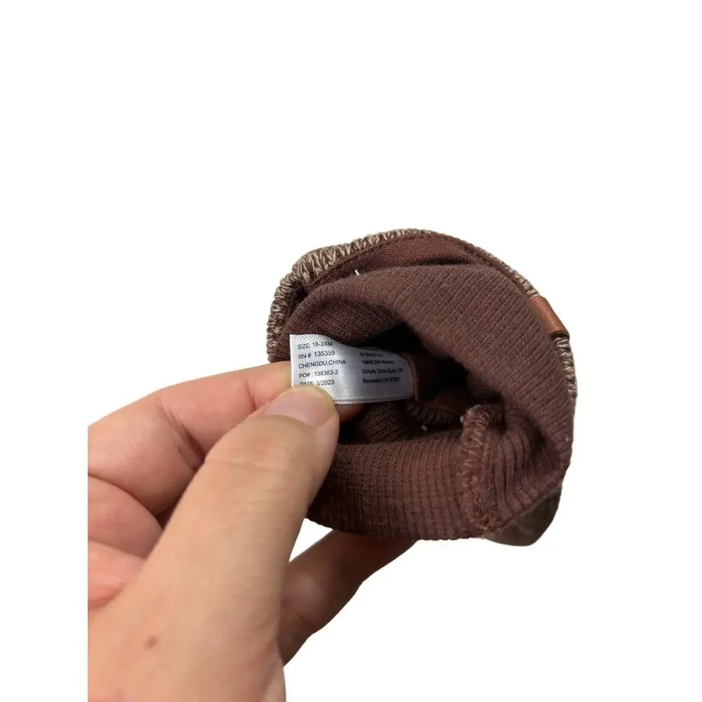 Goumi Stay On Baby Mitts - Bark Knit‎ NWT 18-24 months